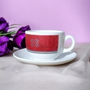 Luminarc Coffret De 6 Verres à Café Tasse et Sous Tasses – RUBIS 9 CL