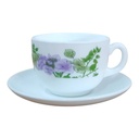 Luminarc Coffret De 6 Verres à Café Tasse et Sous Tasses – MABELLE 22 CL