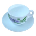 Luminarc Coffret De 6 Verres à Café Tasse et Sous Tasses – MABELLE 22 CL