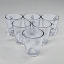 AZUR GLASS Coffret De 6 tasse GUSTO Expresso 8cl