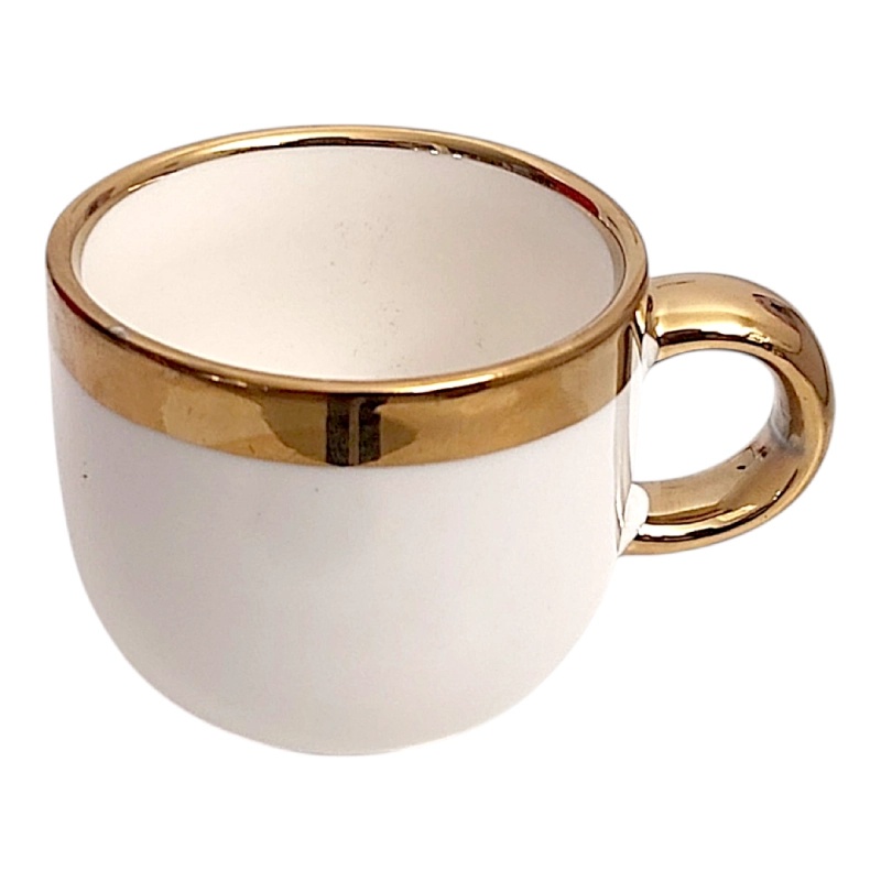 Service à Café de 6 tasse et sous tasse forme doit