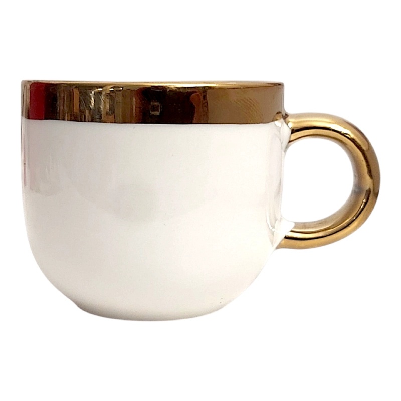 Service à Café de 6 tasse et sous tasse forme doit