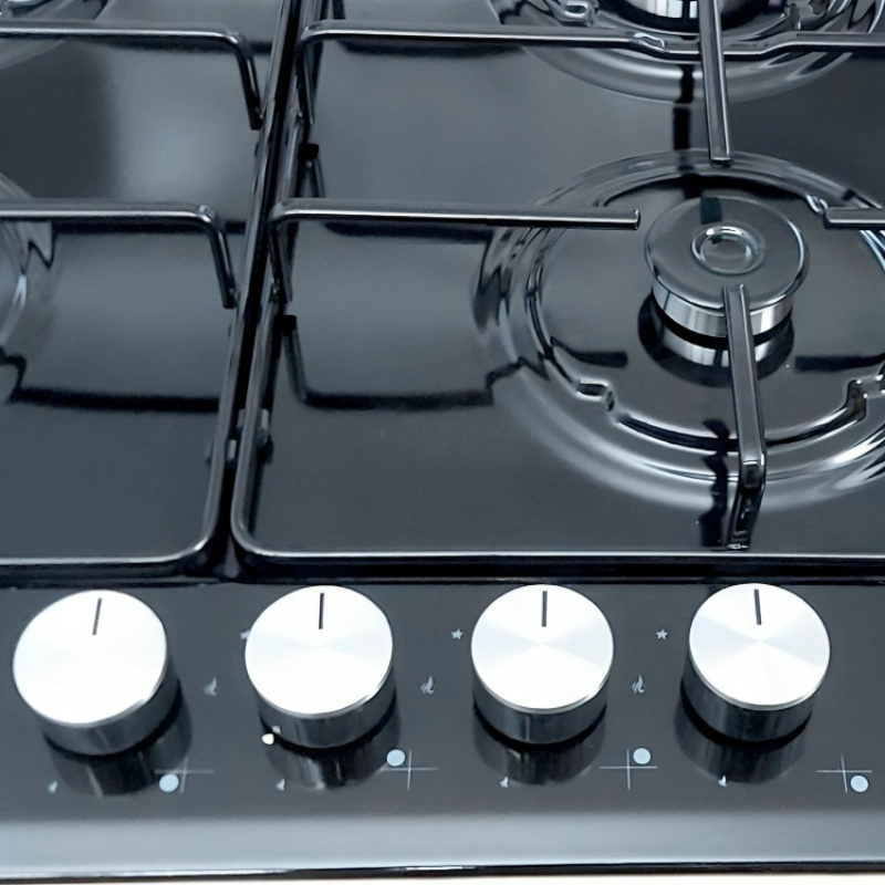 Plaque De Cuisson Florence 4 Feux À Gaz 52 x 59 cm -Noir