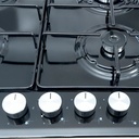Plaque De Cuisson Florence 4 Feux À Gaz 52 x 59 cm -Noir