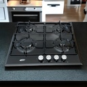 Plaque De Cuisson Florence 4 Feux À Gaz 52 x 59 cm -Noir