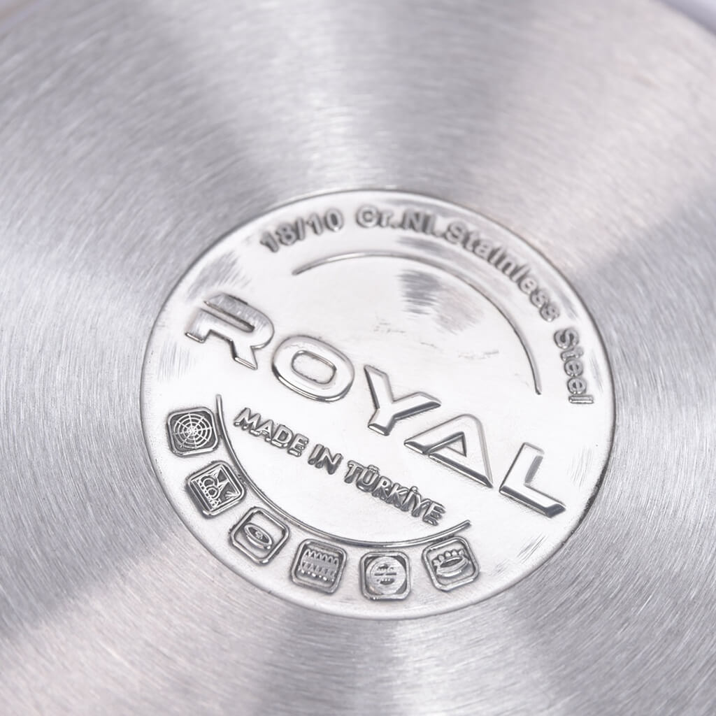 Ensemble De Batteries De Cuisine Inox 18 Pièces 18/10 Royal COOK