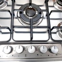 Plaque De Cuisson Florence 5 Feux À Gaz - Inox - 50 x 68cm