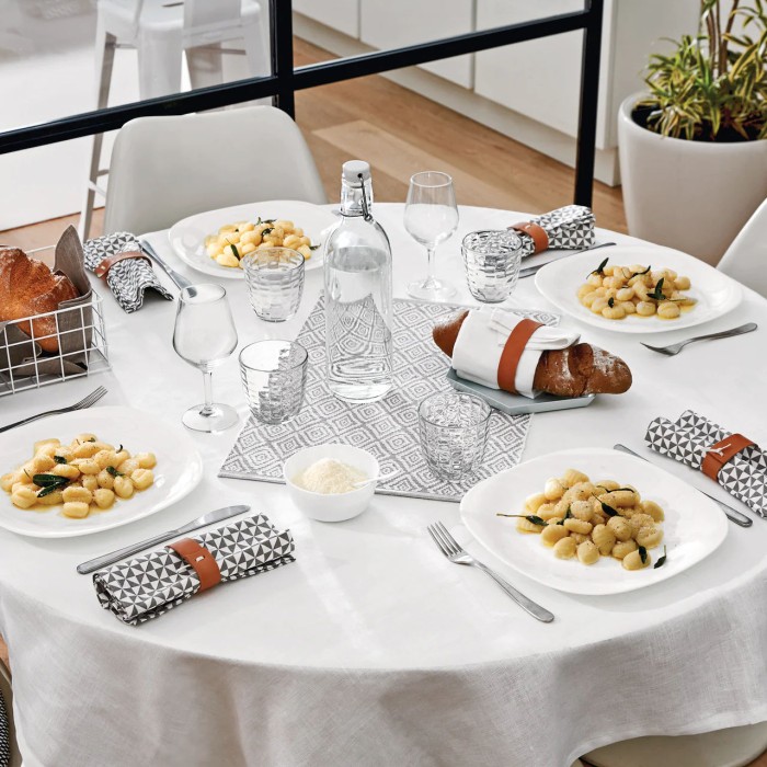 Assiettes carrée Bormioli Rocco PARMA 27 x 27