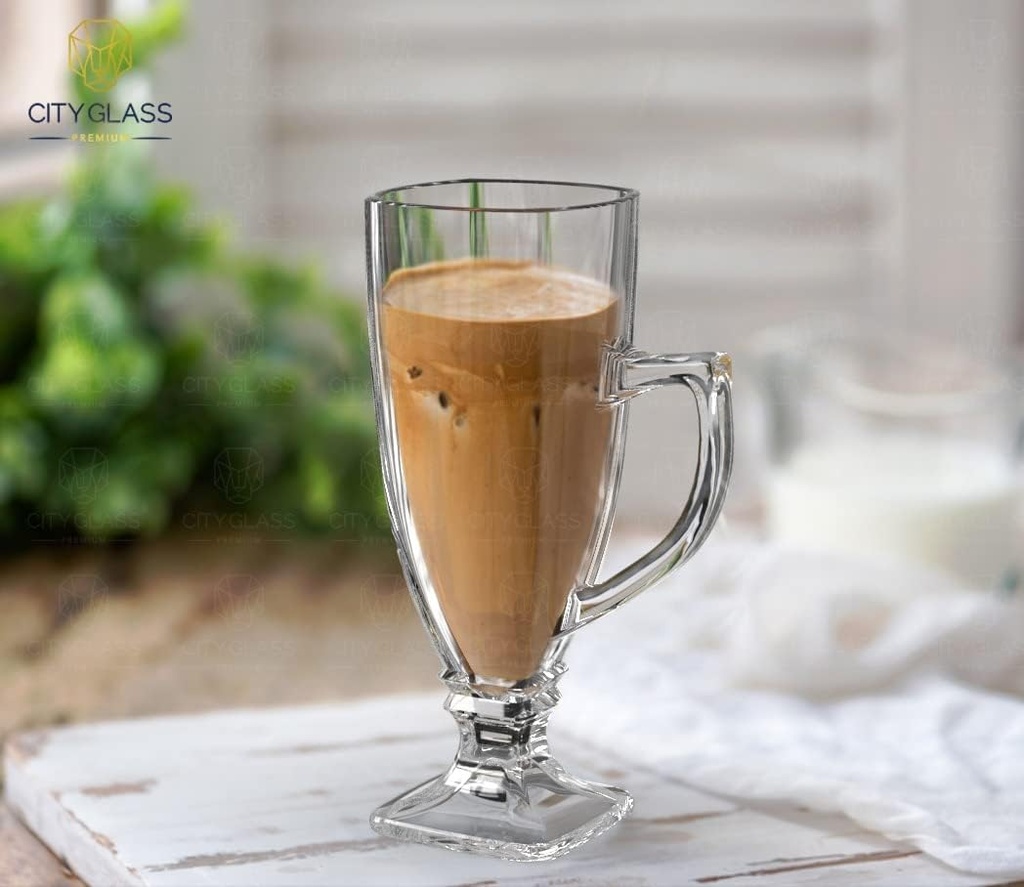 Lot de 3 coupes verre à latté 26 cl