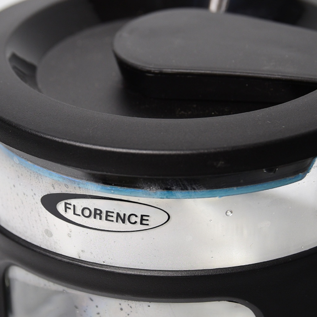 Bouilloire Électrique En Verre Florence 2L 2000W - Noir
