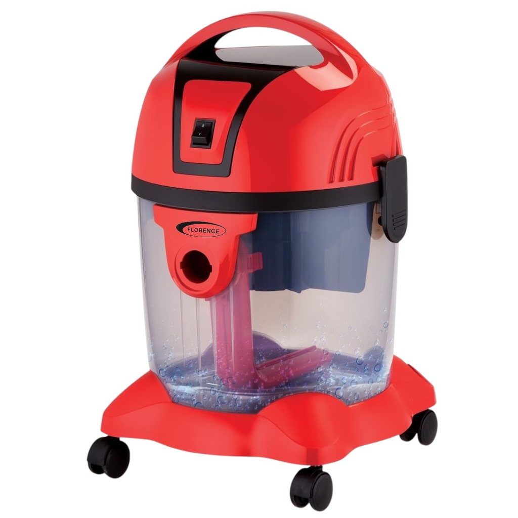 Aspirateurs à filtre à eau Florence 2800W - 20L - Rouge