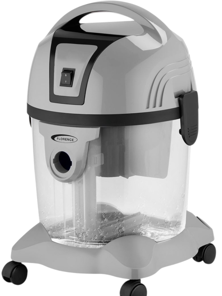 Aspirateurs à filtre à eau Florence 2800W - 20L - Gris