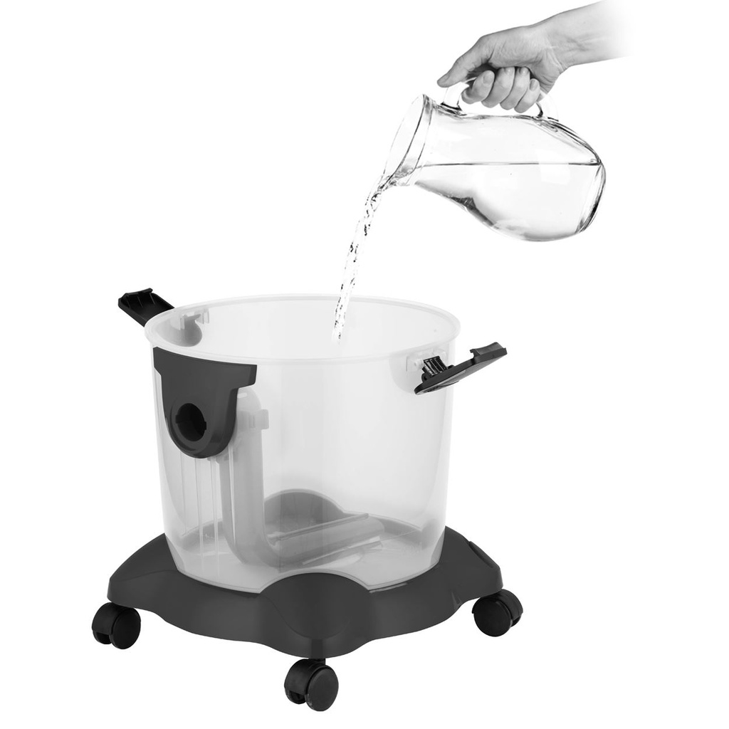 Aspirateurs à filtre à eau Florence 2800W - 20L - Gris