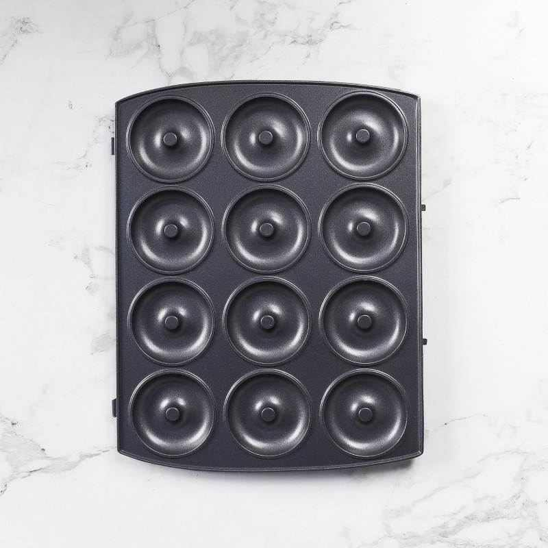 Appareil De Cuisson 6en1 Florence 1500W Zouza , Panini , Gauffre , Donut , Maamoul , Croque-Monsieur - Noir
