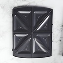 Appareil De Cuisson 6en1 Florence 1500W Zouza , Panini , Gauffre , Donut , Maamoul , Croque-Monsieur - Noir