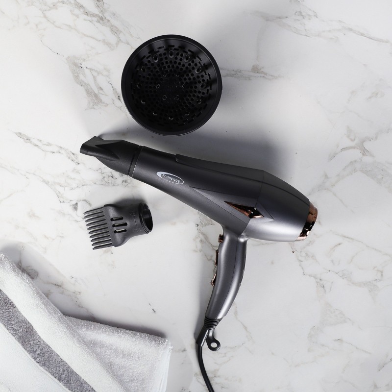 Sèche Cheveux Pro HK-427 FLORENCE 2200W -Gris