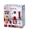 Mixeur Plongeant 4En1 Florence HK452 - 400W - Rouge