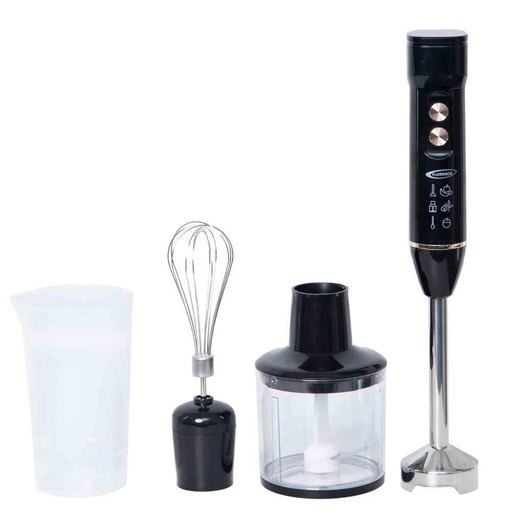 Mixeur Plongeant 4En1 Florence HK452 - 400W - Noir