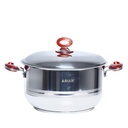 Ensemble De Batterie De Cuisine Inox 25 Pièces ARIAN  18/10