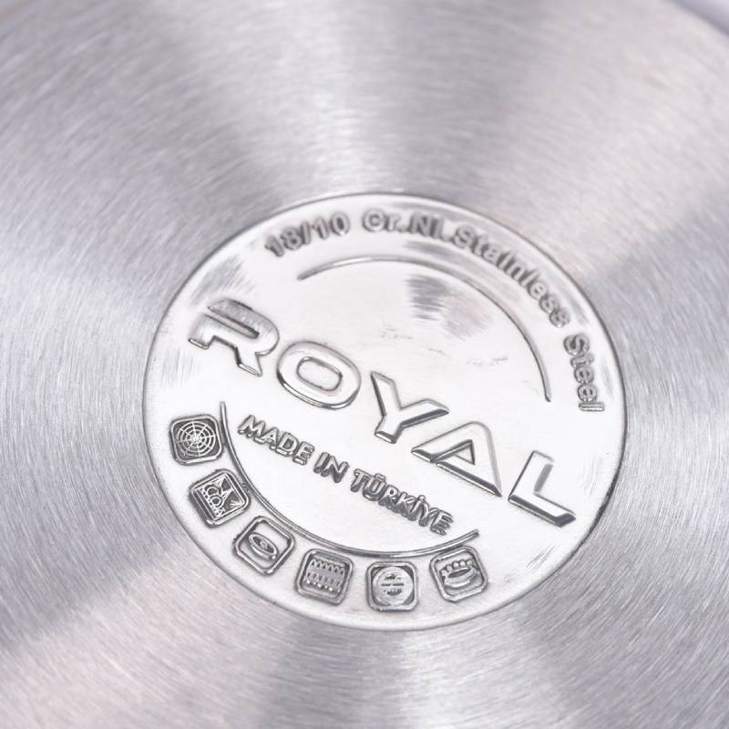 Ensemble de Batterie De Cuisine 7 Pièces Inox Royal 18/10