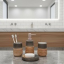 Ensemble de 4 accessoires de salle de bain en céramique GOLDEN HOUSE