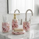 Ensemble de 4 accessoires de salle de bain en céramique GOLDEN HOUSE