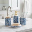 Ensemble de 4 accessoires de salle de bain en céramique GOLDEN HOUSE