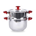 Ensemble De Batterie De Cuisine Inox 22 Pièces Haschever 18/10