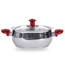 Ensemble De Batterie De Cuisine Inox 22 Pièces Haschever 18/10