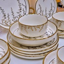 Service à Table en Porcelaine 24 Pièces Golden House