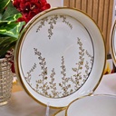 Service à Table en Porcelaine 24 Pièces Golden House