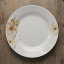 Service à Table 20 Pièces en Porcelaine - Floral Biege