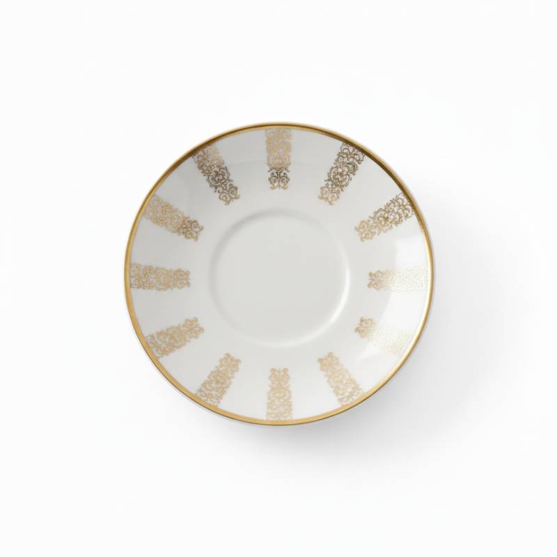 Lot De 6 Verres à Thé Avec Sous-Tasses