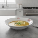 Service à Table 20 Pièces en Porcelaine - Floral Rose