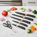 Set d'ustensiles de cuisine 19 pièces en silicone - Noir