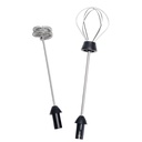 Mousseur à Lait 2 en 1 Rechargeable Florence 4W 9000RPM Noir