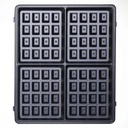 Appareil De Cuisson 3en1 Florence Panini Gaufre Zouza 1400W- Noir