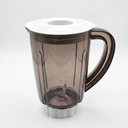 Mixeur blender électrique DSP avec moulin à café/épices inclus -350W-1,5L-Marron