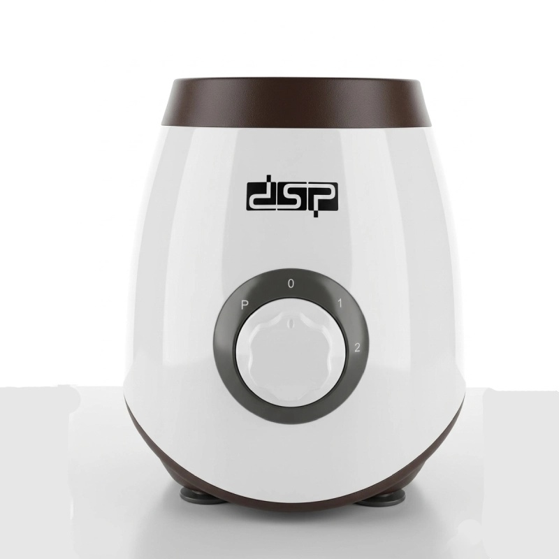 Mixeur blender électrique DSP avec moulin à café/épices inclus -350W-1,5L-Marron