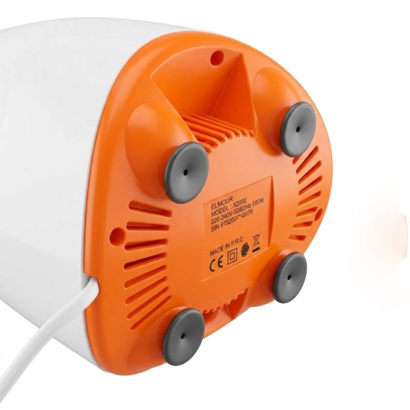 Mixeur blender électrique DSP avec moulin à café/épices inclus -350W-1,5L-Orangé