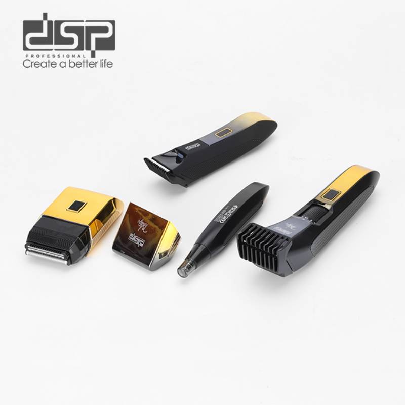 Kit Tondeuse 4 EN1 Professionnel DSP 5W - Noir Doré
