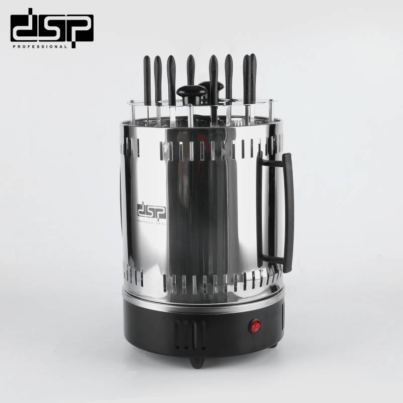 Barbecue Électrique Vertical DSP 8 Fourchettes 1500W – Rotation Automatique