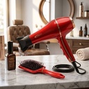 Coffret Séche Cheveux + Brosse Florence 13000 RPM 2200W Rouge