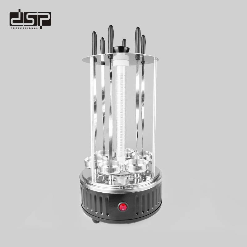 Barbecue Électrique Vertical DSP 6 Fourchettes 1000W – Rotation Automatique