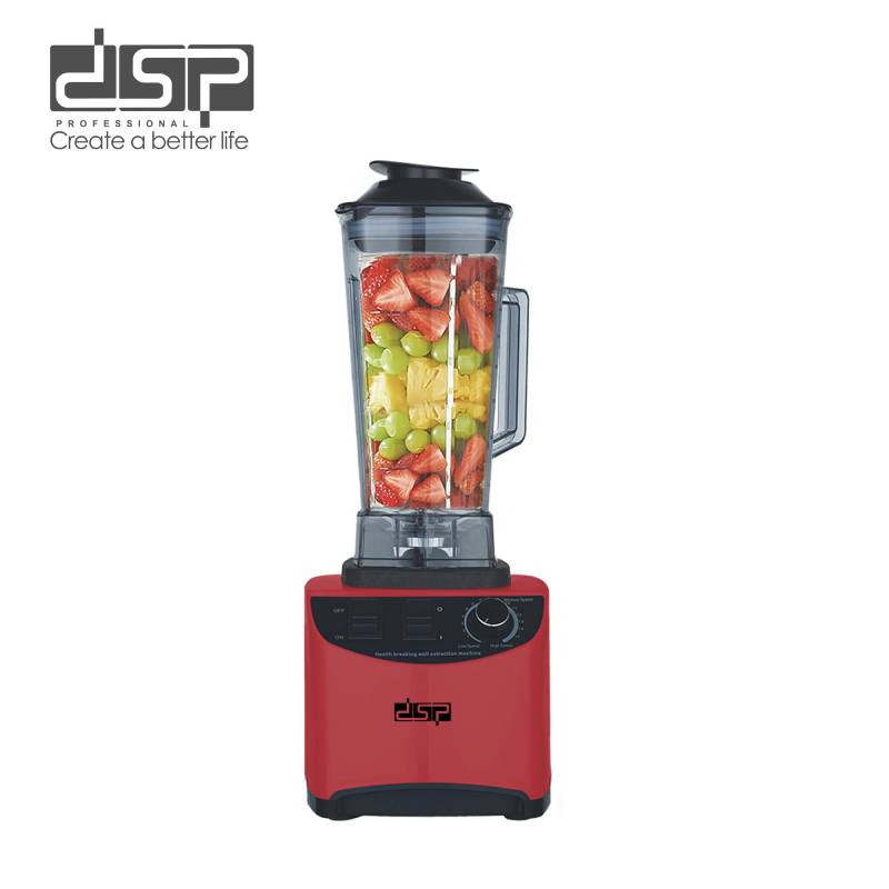 Blender électrique multifonction DSP - 1800W - 2L- Rouge