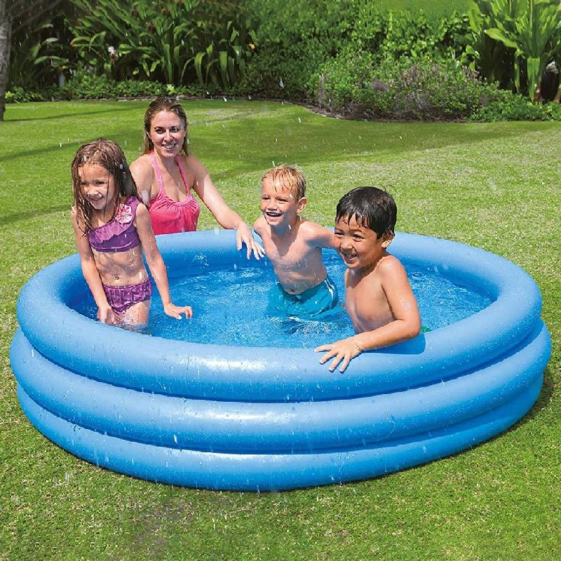 INTEX Piscine gonflable avec 3 anneaux 168 x 38 cm 