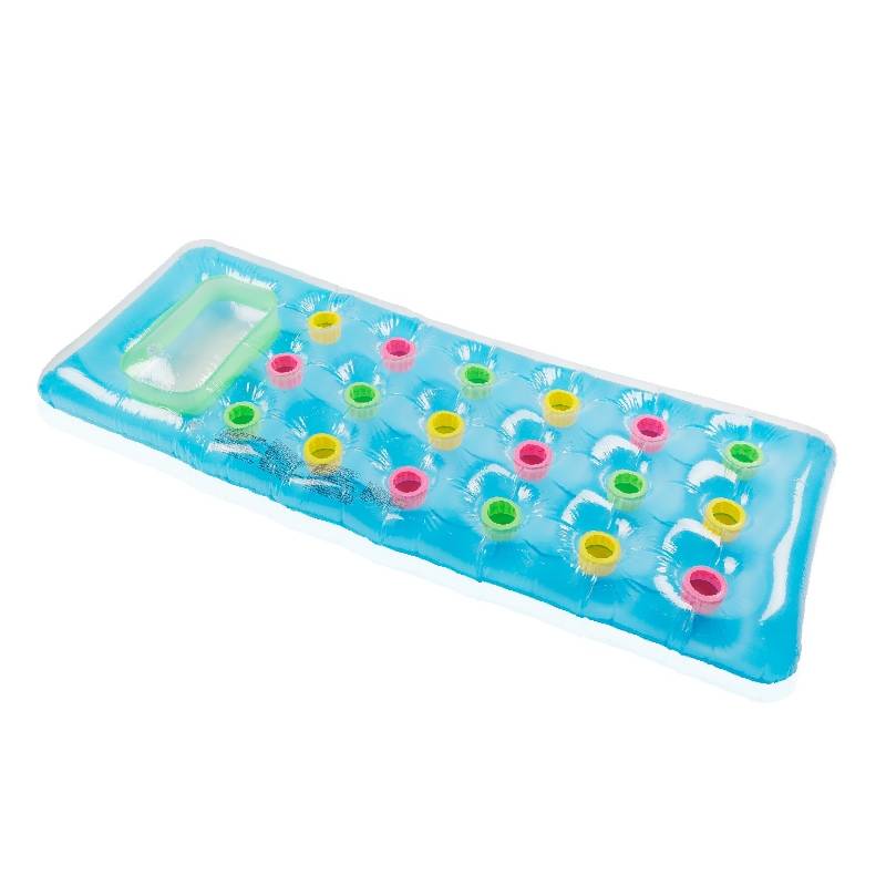 [MP4385-1GO-Bleu] SAINTEVE Matelas de Plage Gonflable -183 x 69 cm (Bleu)