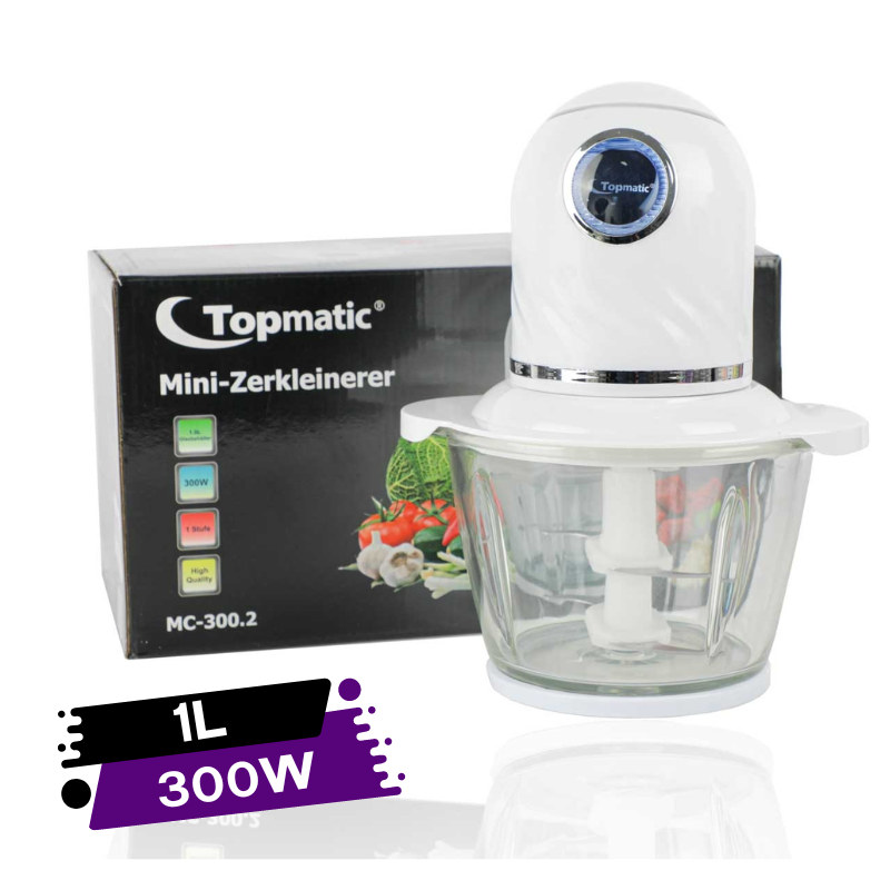 Mini Hachoir TOPMATIC  300W 1L