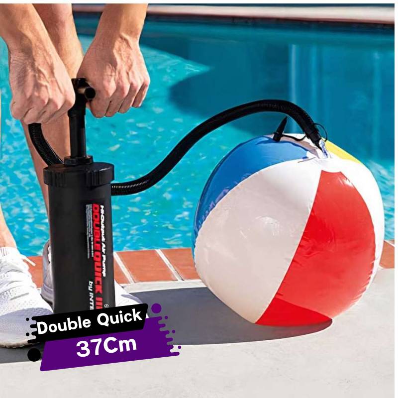 Pompe à air à Haut Rendement double Quick III S - 37cm-INTEX