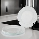 Lot De 6 Assiettes Plates-EBRO 25,5cm